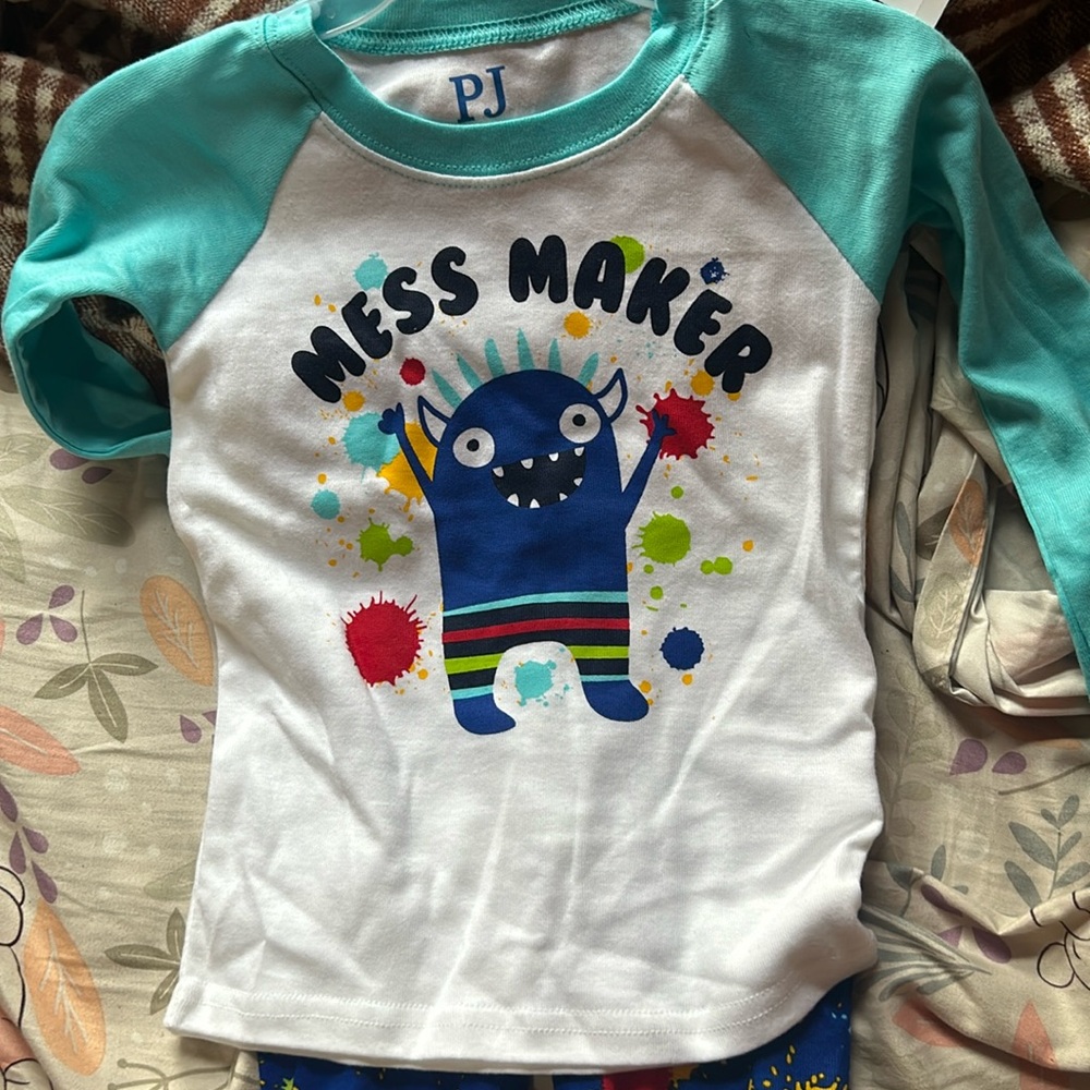Toddler boy 2 piece pj set